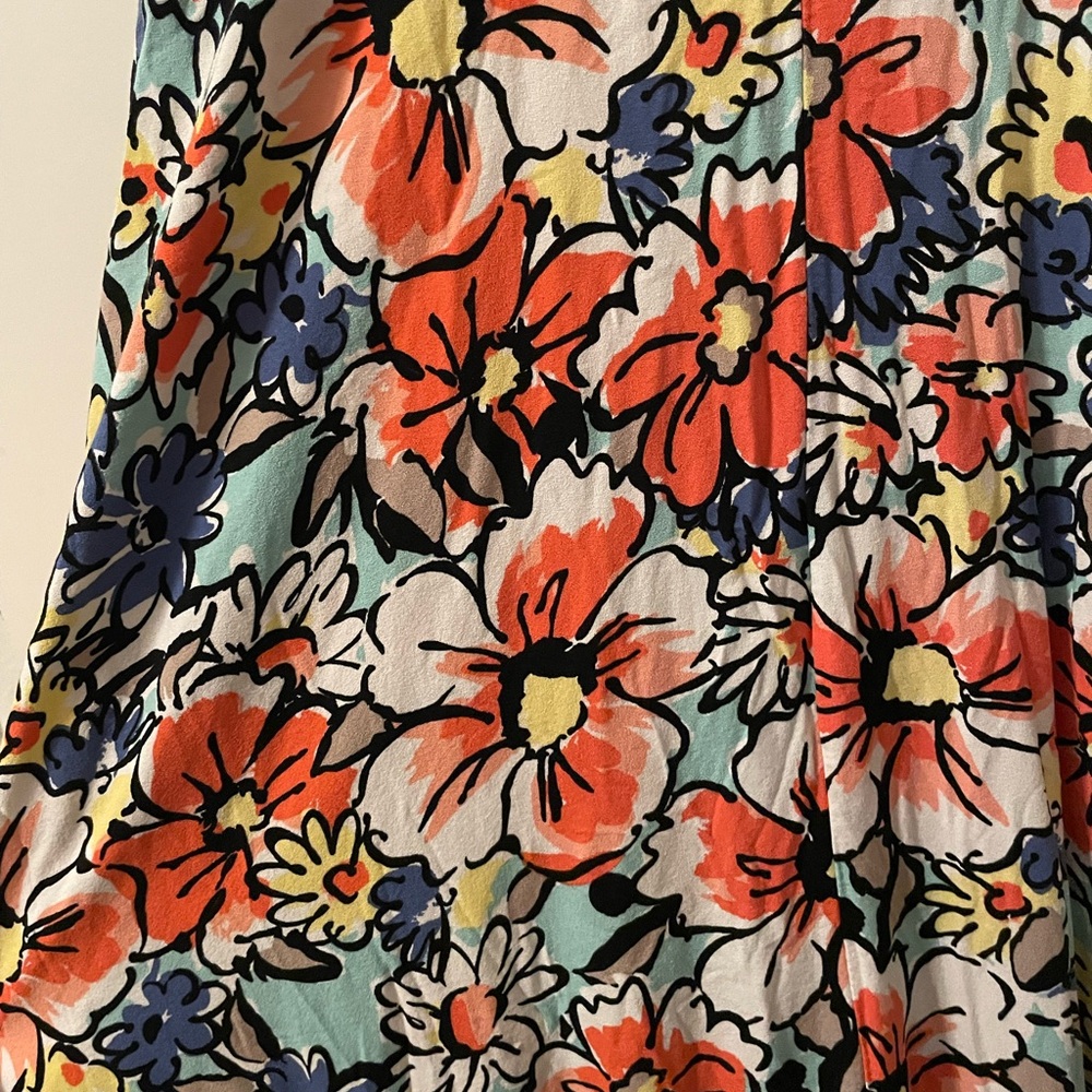 Love Stitch Floral Maxi Dress Size S/M Multicolor Summer Spring Vacation Beach - Picture 6 of 6